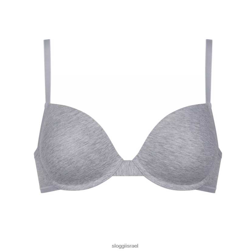 חזיות | sloggi נשים 24/7 חזייה חוטית 100 שילוב אפור ZXZB2T427