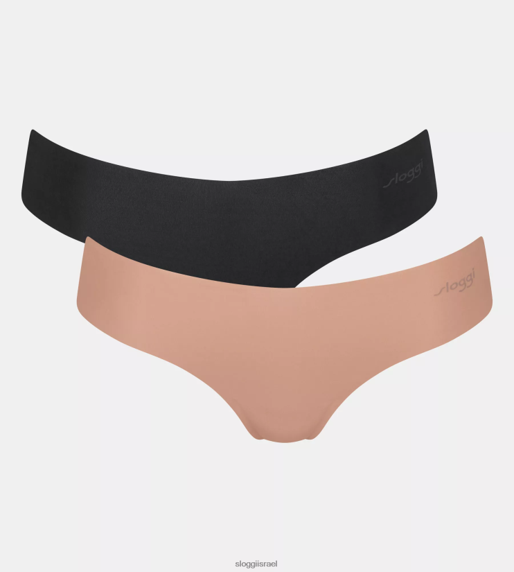 תחתונים | sloggi נשים מחרוזת אפס מיקרופייבר 2.0 חום - שילוב כהה ZXZB2T658