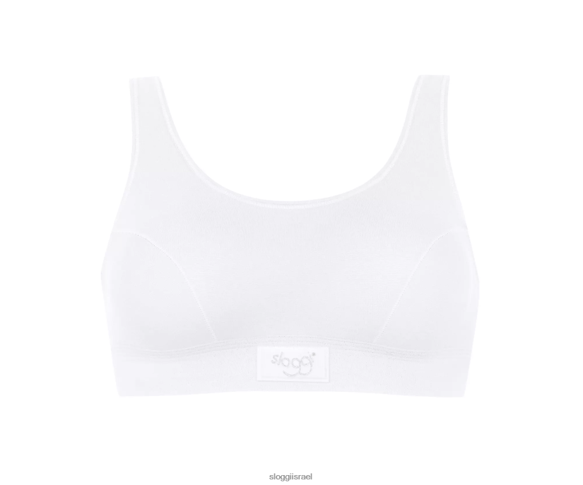 חזיות | sloggi נשים חזיית טופ נוחות כפולה לבן ZXZB2T184
