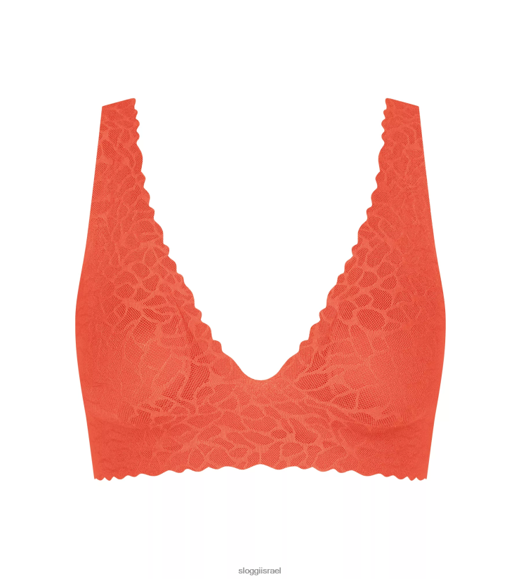 חזיות | sloggi נשים טופ תחרה בתחושת אפס מהמם ZXZB2T197