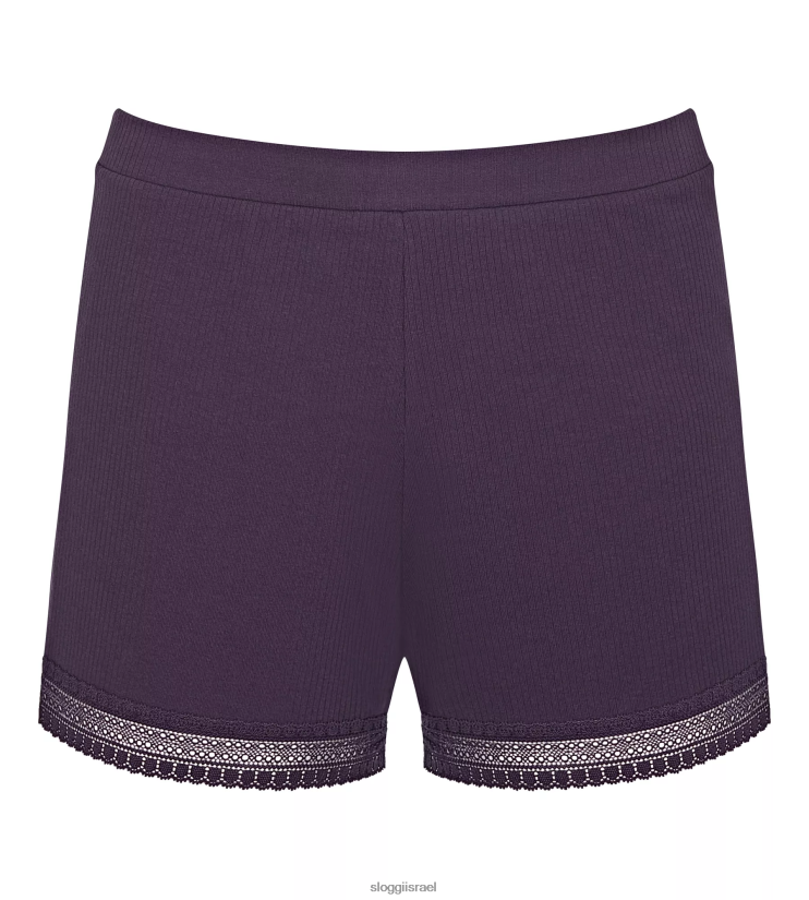 בגדי טרקלין | sloggi נשים ללכת מכנסיים קצרים מצולעים אוכמנית ZXZB2T204