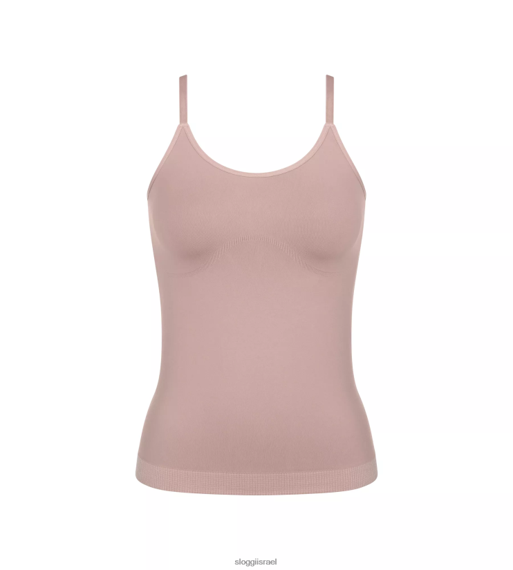 בגדי טרקלין | sloggi נשים חלק עליון אלוורה אי פעם עם רצועות ספגטי סגול מעורפל ZXZB2T295