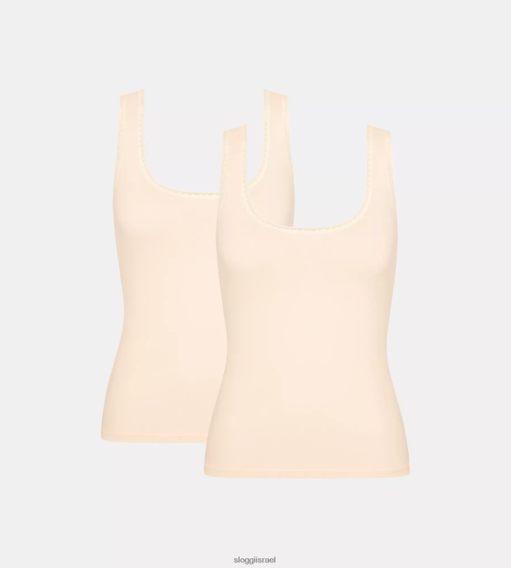 בגדי טרקלין | sloggi נשים לך גופייה אבקה טרייה ZXZB2T333