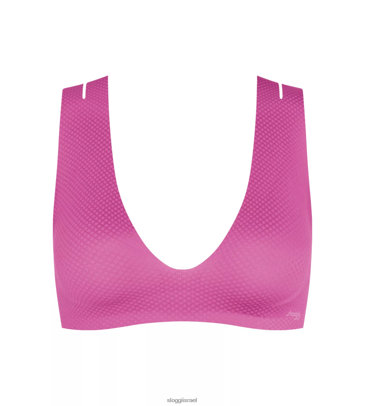חזיות | sloggi נשים ברלט זרימת אפס תחושה ורוד הבזק ZXZB2T67