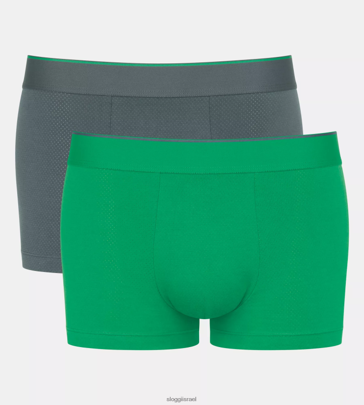 תַחתוֹנִים sloggi גברים תחתוני היפסטר אווריריים מתמיד ירוק - שילוב אור ZXZB2T734