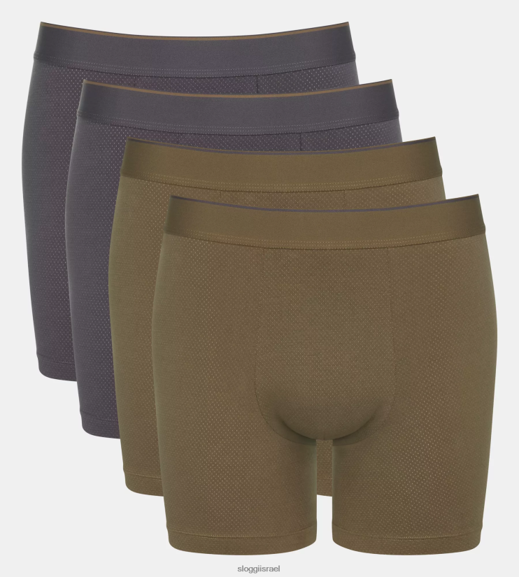 תַחתוֹנִים sloggi גברים מכנסיים קצרים אווריריים תמיד שילוב אפור ZXZB2T774