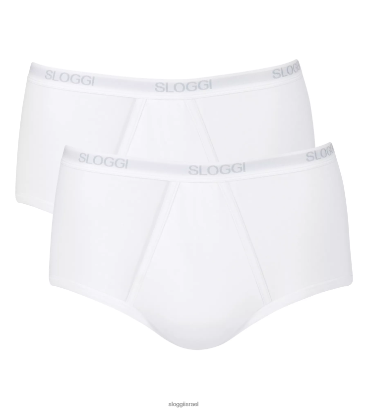 תַחתוֹנִים sloggi גברים תחתוני מקסי בסיסיים לבן ZXZB2T777