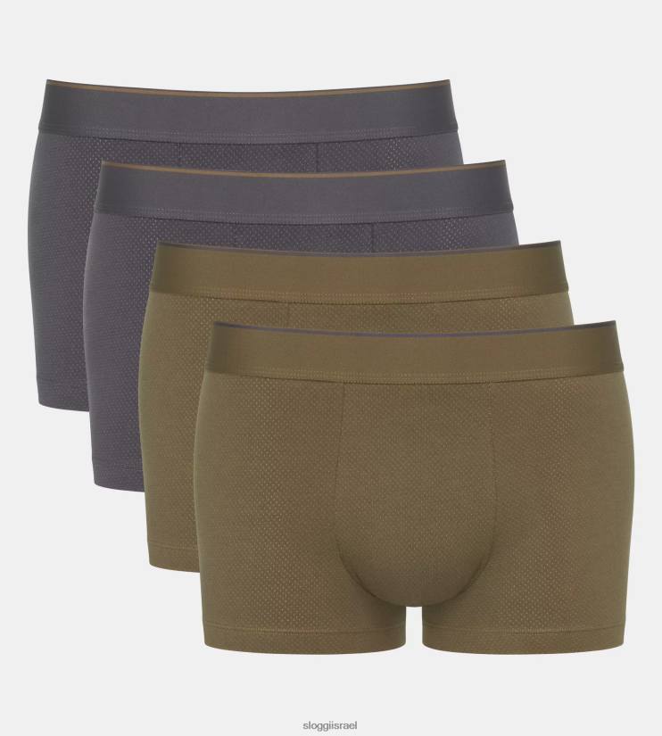 תַחתוֹנִים sloggi גברים תחתוני היפסטר אווריריים מתמיד שילוב אפור ZXZB2T839