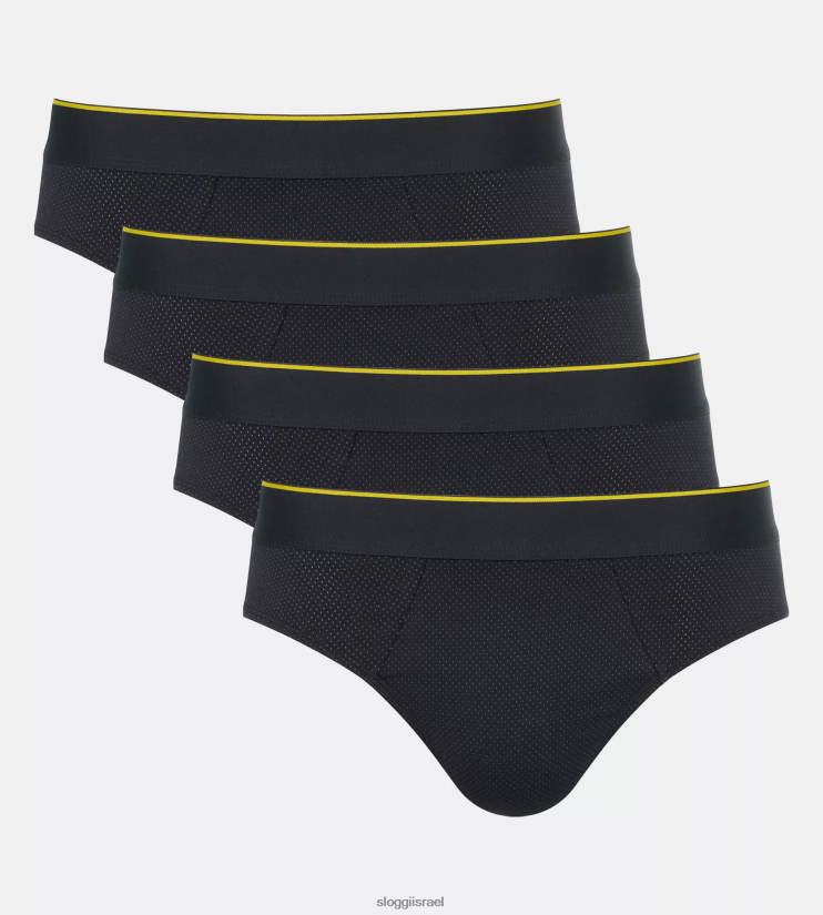 תַחתוֹנִים sloggi גברים תחתוני מידי אווריריים תמיד שָׁחוֹר ZXZB2T862