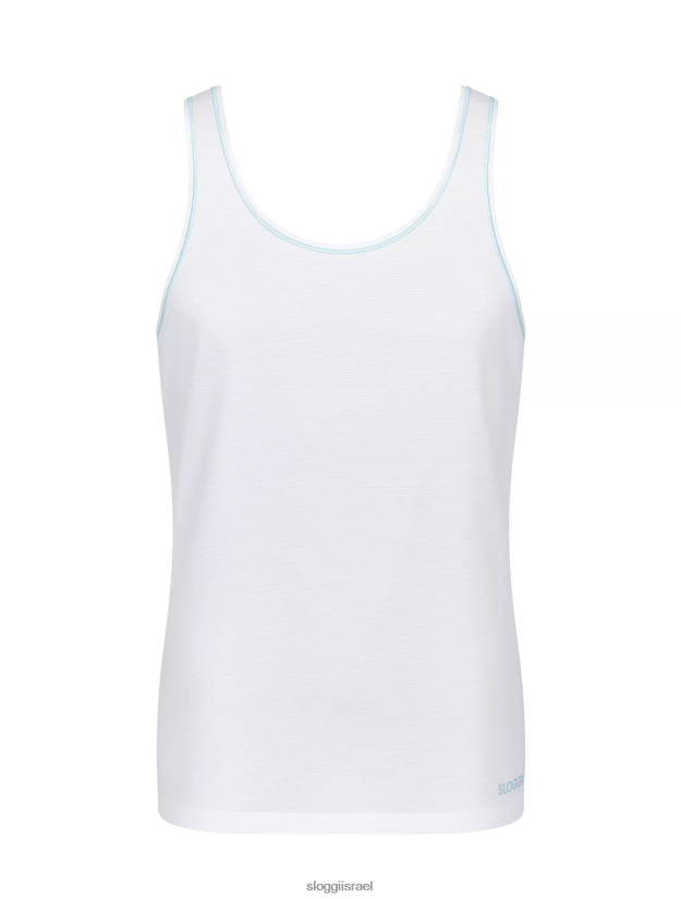 בגדי טרקלין | sloggi גברים גופייה מגניבה מתמיד לבן ZXZB2T867