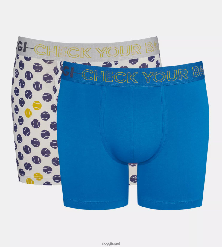 תַחתוֹנִים sloggi גברים ללכת מכנסיים קצרים לבן - שילוב כהה ZXZB2T882