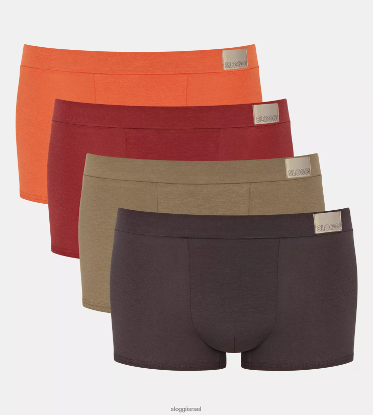 תַחתוֹנִים sloggi גברים תחתוני היפסטר טבעיים חום - שילוב כהה ZXZB2T886