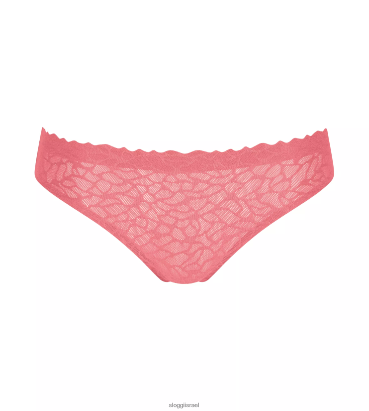 תחתונים | sloggi נשים תחתוני תחרה ברזילאיים בתחושת אפס ורד המדבר ZXZB2T97