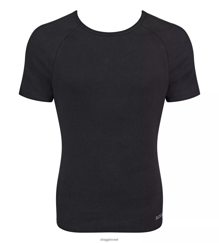 בגדי טרקלין | sloggi גברים גופיית evolve חינם שָׁחוֹר ZXZB2T850