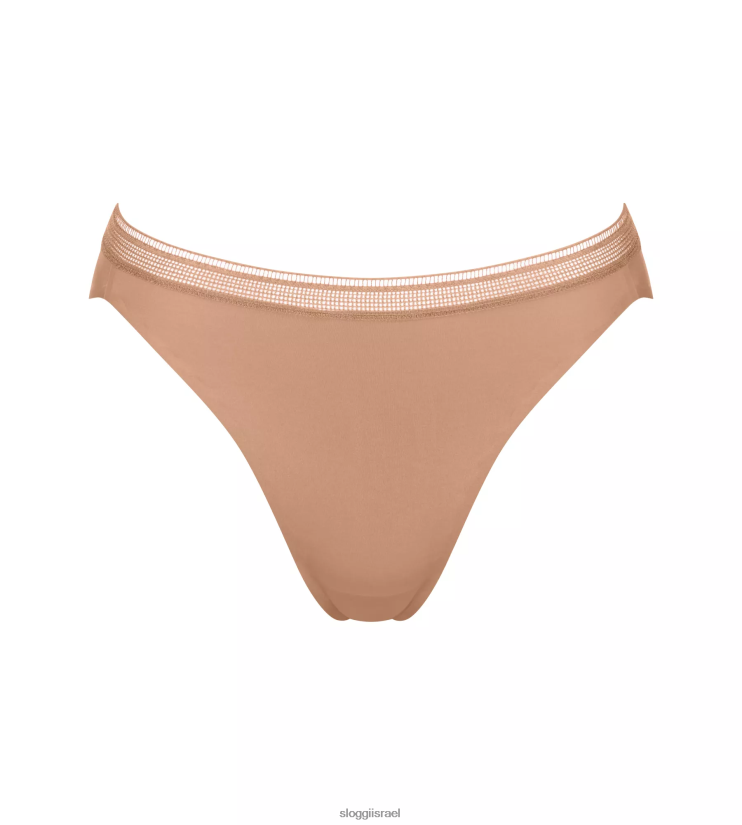 תחתונים | sloggi נשים נעלי גוף להתאים טוויסט highleg תחתונים חום נוסטלגי ZXZB2T284